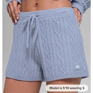 Alo Cable Knit Winter Bliss Shorts